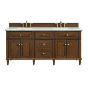 Lorelai 72"Double Vanity, Mid-Century Walnut