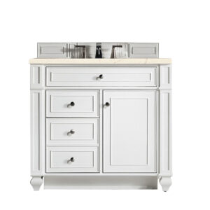Bristol 36" Single Vanity, Bright White