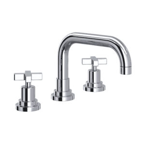 ROHL Lombardia® Widespread Lavatory Faucet With U-Spout In Polished Chrome