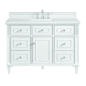 Lorelai 48" Single Vanity, Bright White