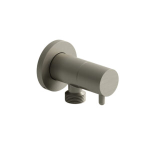 Riobel Handshower Outlet With Integrated Volume Control In Brushed Nickel