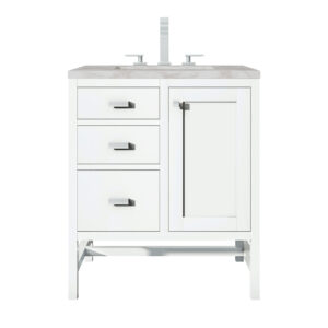 Addison 30" Single Vanity, Glossy White