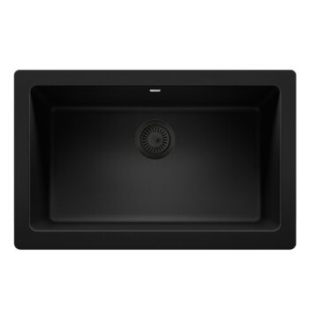 Blanco Color-Coordinated Metal Disposal Flange - Coal Black - Image 2