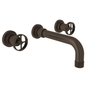 ROHL Campo™ Wall Mount Lavatory Faucet Trim In Tuscan Brass