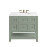 Breckenridge 36" Single Vanity, Smokey Celadon