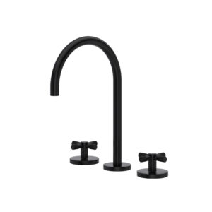 ROHL Amahle™ Widespread Lavatory Faucet With C-Spout In Matte Black