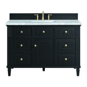 Lorelai 48" Single Vanity, Black Onyx