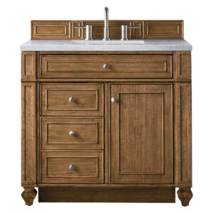 Bristol 36" Single Vanity, Saddle Brown