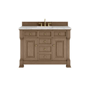 Brookfield 48" Single Vanity, Pecan