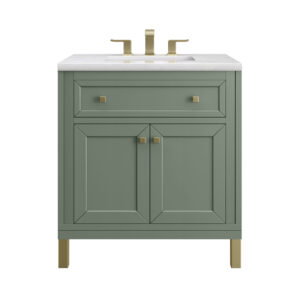 Chicago 30" Single Vanity, Smokey Celadon