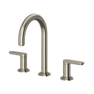 Riobel Arca™ Widespread Lavatory Faucet With C-Spout In Brushed Nickel