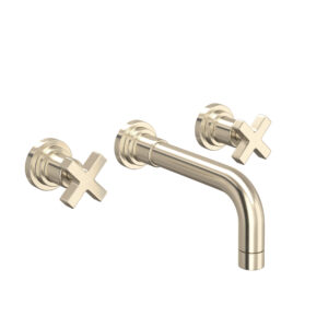 ROHL Lombardia® Wall Mount Lavatory Faucet Trim In Satin Nickel