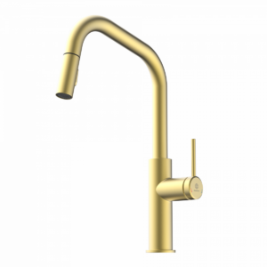 Wasserwerk Rana Edge Pull-Down Faucet Brushed Gold
