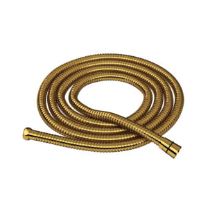 ROHL 79″ Metal Shower Hose In Unlacquered Brass