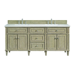 Lorelai 72" Double Vanity, Whitewashed Oak