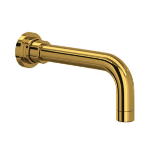 ROHL Lombardia® Wall Mount Tub Spout In Unlacquered Brass