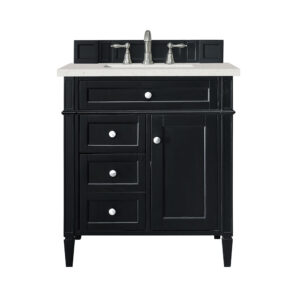 Brittany 30" Single Vanity, Black Onyx