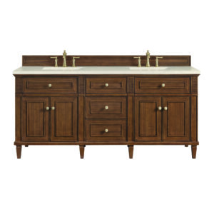 Lorelai 72"Double Vanity, Mid-Century Walnut