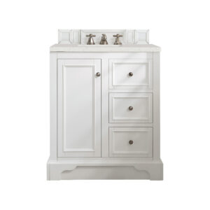 De Soto 30" Single Vanity, Bright White