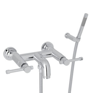 ROHL Campo™ Exposed Wall Mount Tub Filler In Polished Chrome