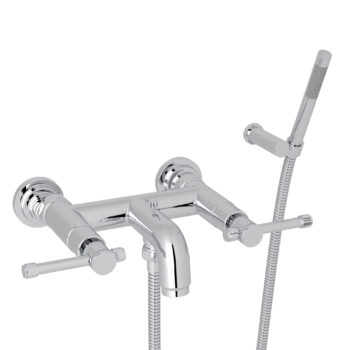 ROHL Campo™ Exposed Wall Mount Tub Filler In Polished Chrome