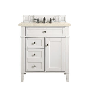 Brittany 30" Single Vanity, Bright White