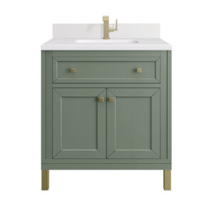 Chicago 30" Single Vanity, Smokey Celadon