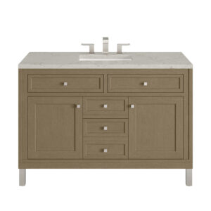 Chicago 48" Single Vanity, Walnut Whisper