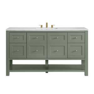 Breckenridge 60" Single Vanity, Smokey Celadon