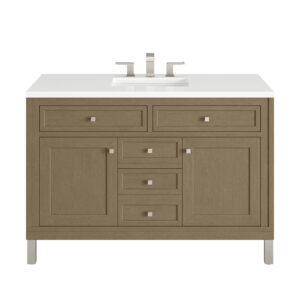 Chicago 48″ Single Vanity, Walnut Whisper