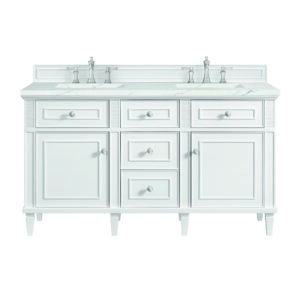 Lorelai 60" Double Vanity, Bright White