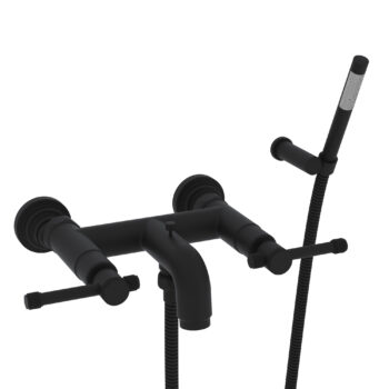 ROHL Campo™ Exposed Wall Mount Tub Filler In Matte Black