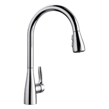 Blanco Atura Pull-Down Dual-Spray Kitchen Faucet 1.5 GPM - Chrome