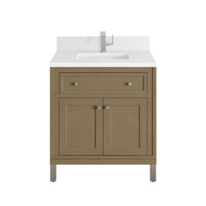 Chicago 30" Single Vanity, Walnut Whisper