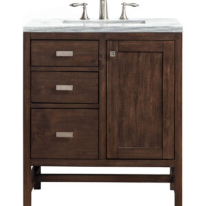 Addison 30" Single Vanity, Mid-Century Acacia