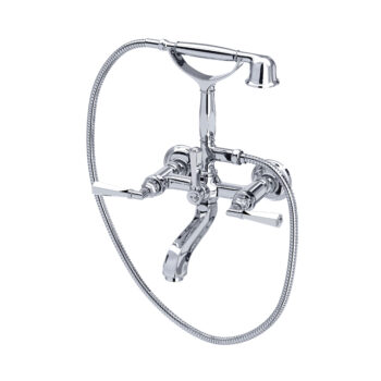 ROHL Palladian® Exposed Wall Mount Tub Filler In Polished Chrome