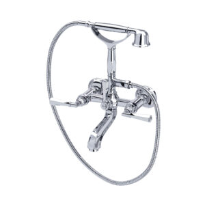 ROHL Palladian® Exposed Wall Mount Tub Filler In Polished Chrome
