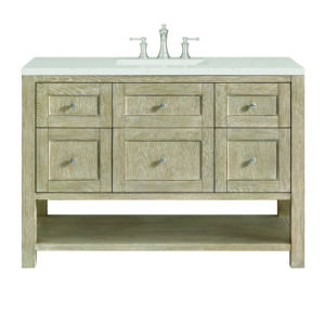 Breckenridge 48" Single Vanity, Whitewashed Oak