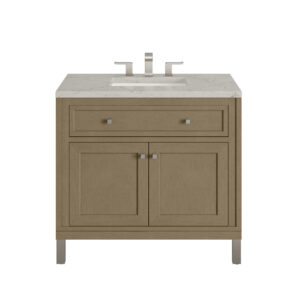 Chicago 36" Single Vanity, Walnut Whisper
