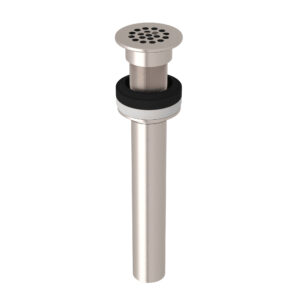 ROHL Lavatory Grid Drain Without Overflow In Satin Nickel