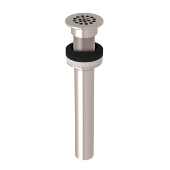ROHL Lavatory Grid Drain Without Overflow In Satin Nickel