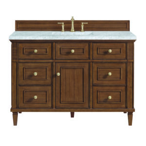 Lorelai 48" Single Vanity, Mid-Century Walnut