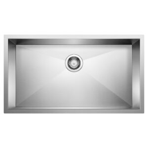 Blanco Quatrus R0 32″ Single Bowl Undermount Stainless Steel Kitchen Sink