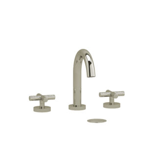 Riobel Riu™ Widespread Lavatory Faucet With C-Spout In Polished Nickel