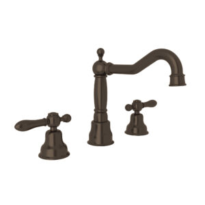 ROHL Arcana™ Widespread Lavatory Faucet With Column Spout In Tuscan Brass