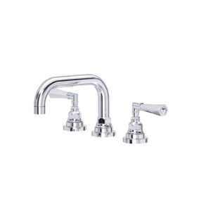 ROHL San Giovanni™ Widespread Lavatory Faucet With U-Spout In Polished Chrome