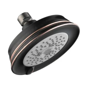 Hansgrohe Croma 100 Classic Showerhead 3-Jet, 1.5 GPM in Rubbed Bronze