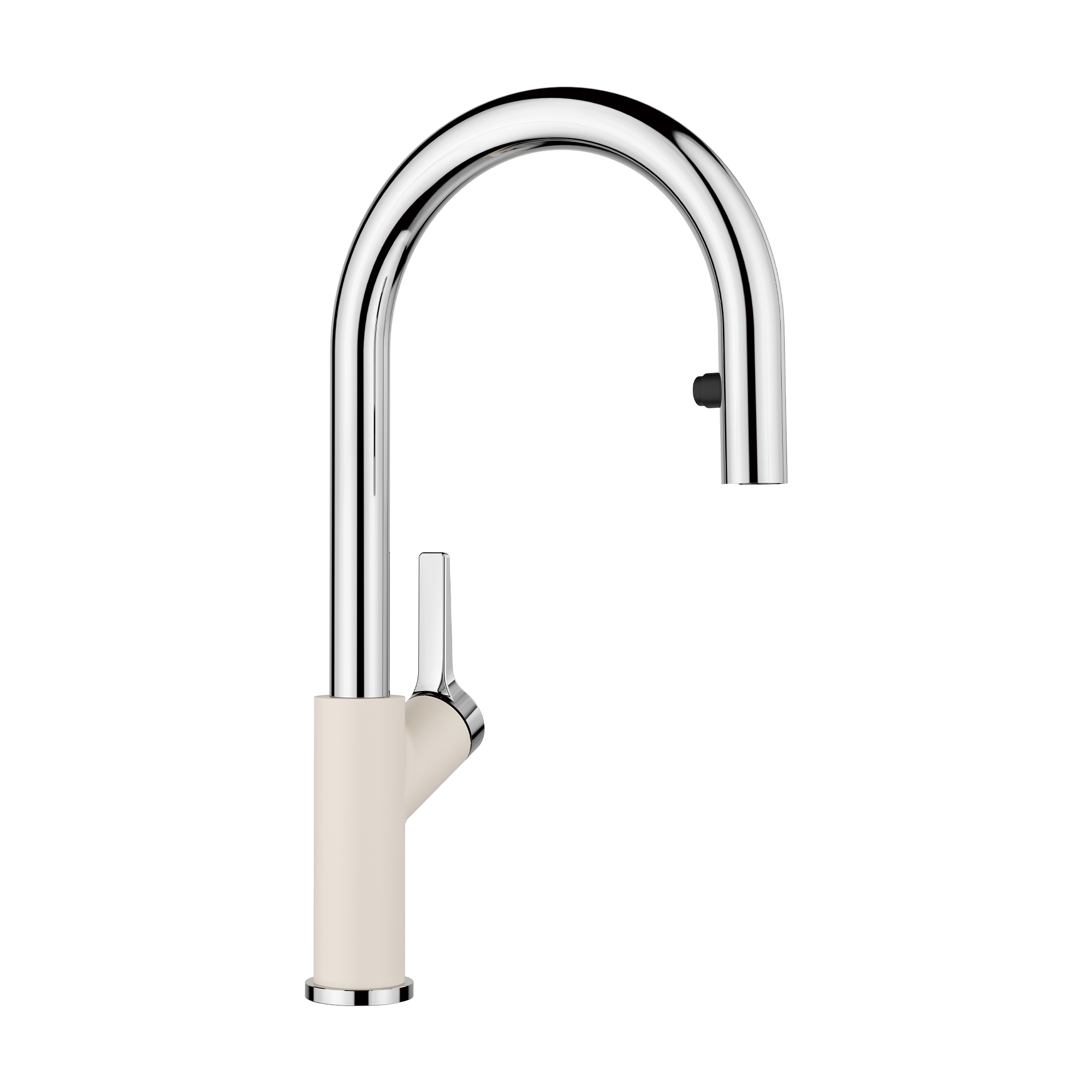 Blanco Urbena Pull-Down Dual-Spray Kitchen Faucet 1.5 GPM - Chrome/Soft White