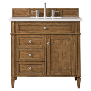 Brittany 36″ Single Vanity, Saddle Brown