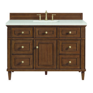 Lorelai 48" Single Vanity, Mid-Century Walnut